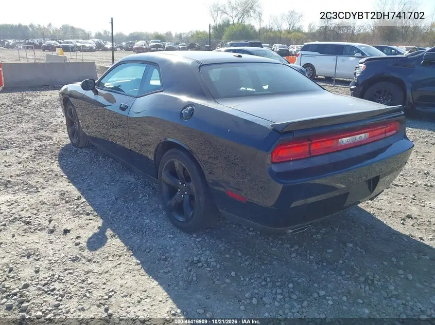 2013 DODGE CHALLENGER VIN 2C3CDYBT2DH741702 — фото 3