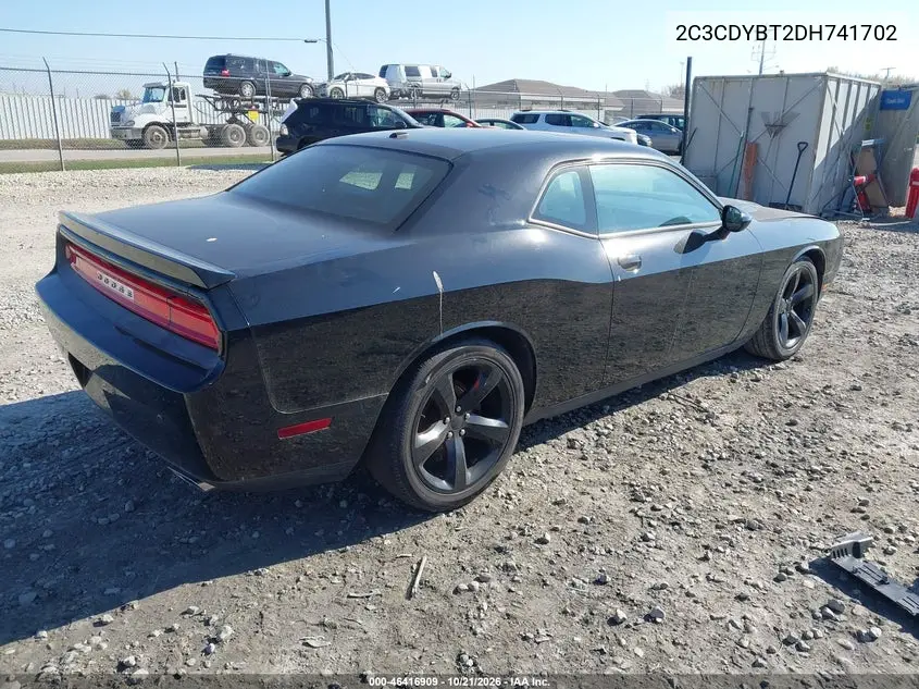2013 DODGE CHALLENGER VIN 2C3CDYBT2DH741702 — фото 4