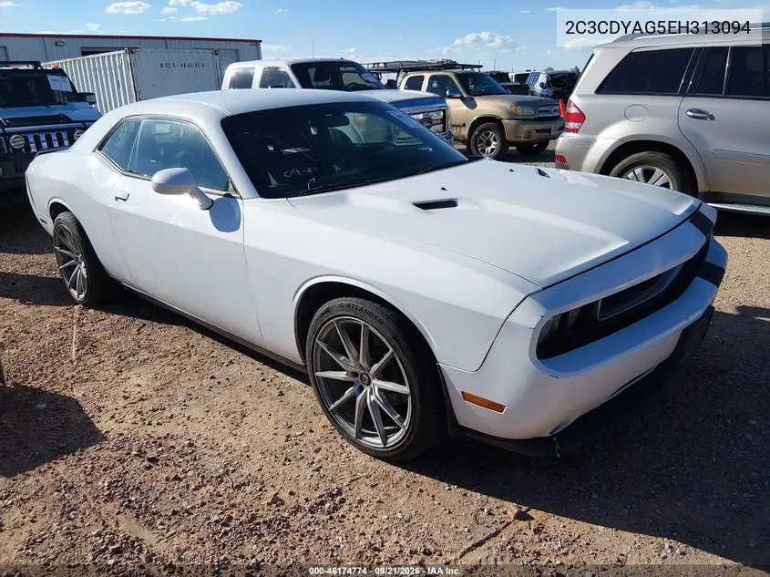 DODGE CHALLENGER 2014, VIN 2C3CDYAG5EH313094