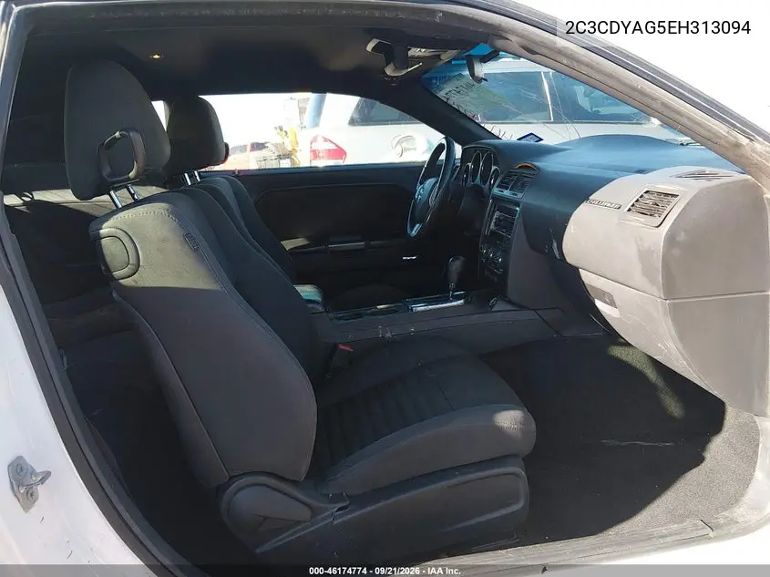 2014 DODGE CHALLENGER VIN 2C3CDYAG5EH313094 — фото 5