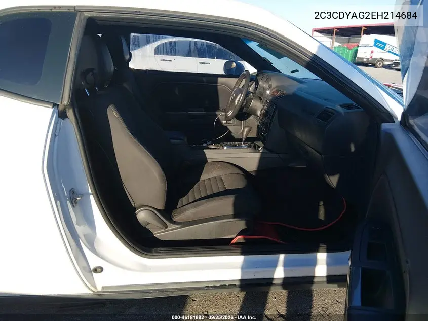 2014 DODGE CHALLENGER VIN 2C3CDYAG2EH214684 — фото 5