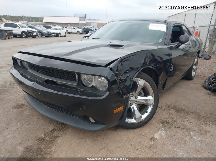 2014 DODGE CHALLENGER VIN 2C3CDYAG0EH153724 — фото 2