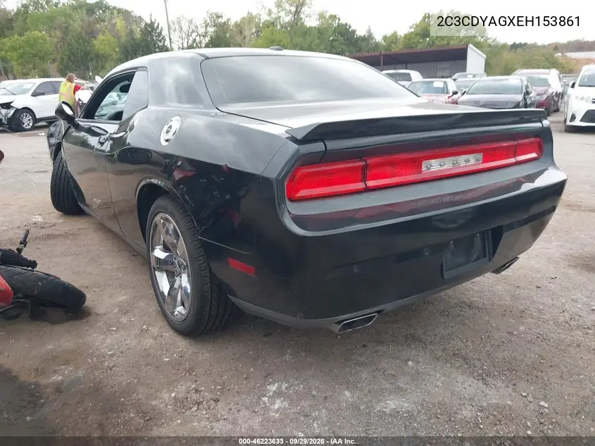 2014 DODGE CHALLENGER VIN 2C3CDYAG0EH153724 — фото 3