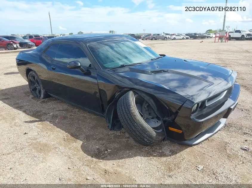 DODGE CHALLENGER 2014, VIN 2C3CDYAG7EH282110