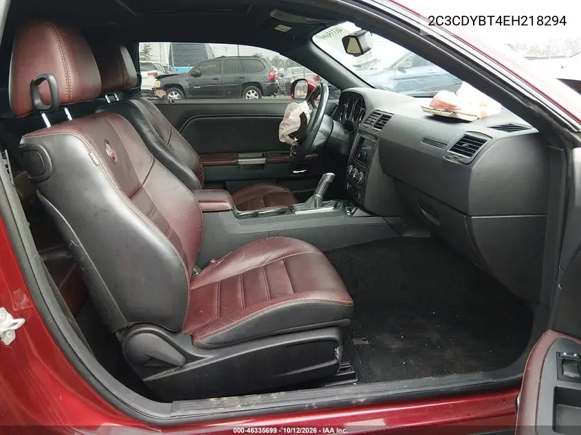 2014 DODGE CHALLENGER VIN 2C3CDYBT4EH218294 — фото 5