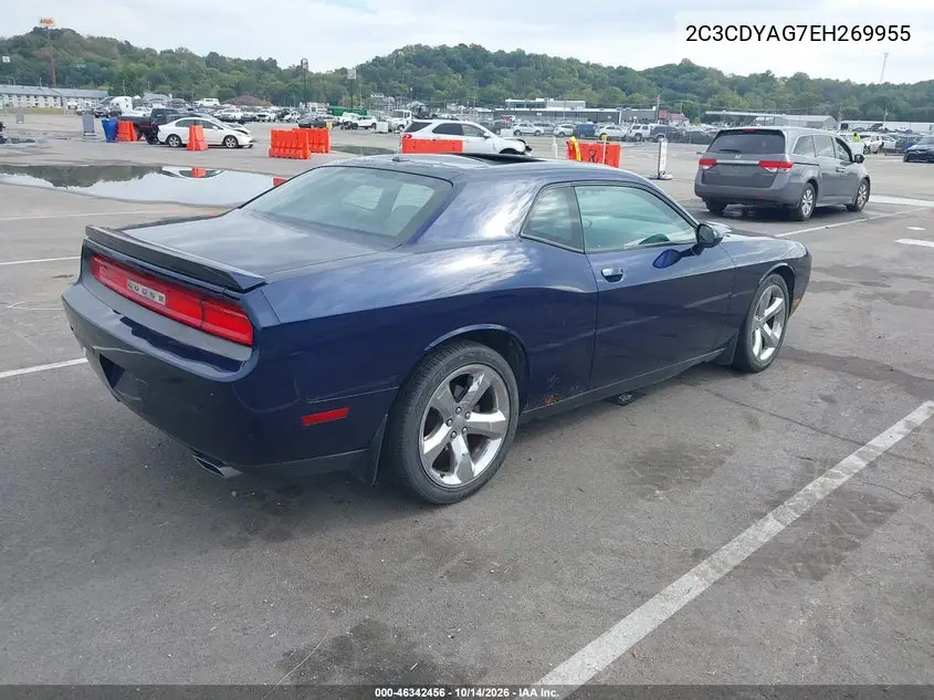 2014 DODGE CHALLENGER VIN 2C3CDYAG7EH269955 — фото 4