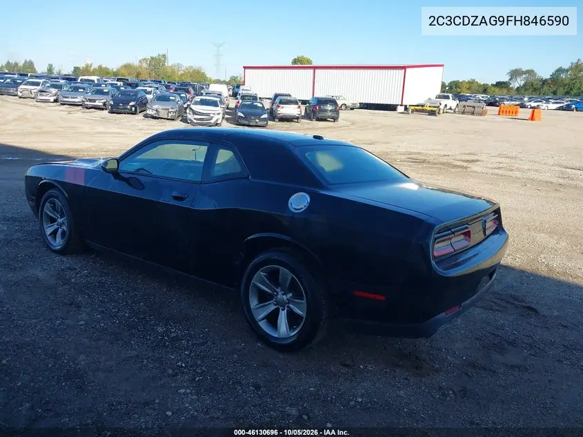 2015 DODGE CHALLENGER VIN 2C3CDZAG9FH846590 — фото 3