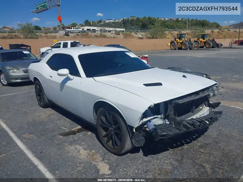 DODGE CHALLENGER 2015, VIN 2C3CDZAGXFH793544