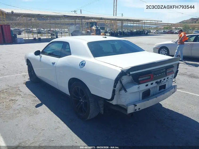 2015 DODGE CHALLENGER VIN 2C3CDZAGXFH793544 — фото 3