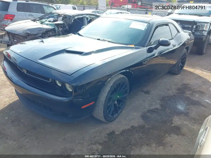 2015 DODGE CHALLENGER VIN 2C3CDZBG9FH804791 — фото 2