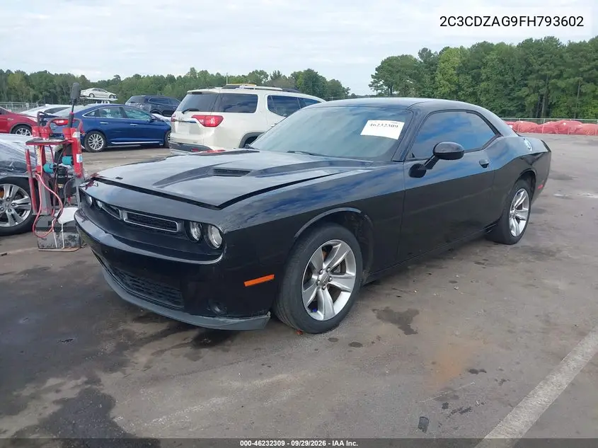 2015 DODGE CHALLENGER VIN 2C3CDZAG9FH793602 — фото 2
