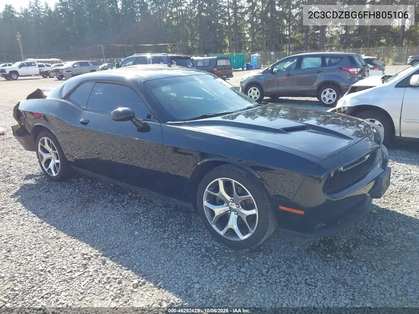 DODGE CHALLENGER 2015, VIN 2C3CDZBG6FH805106