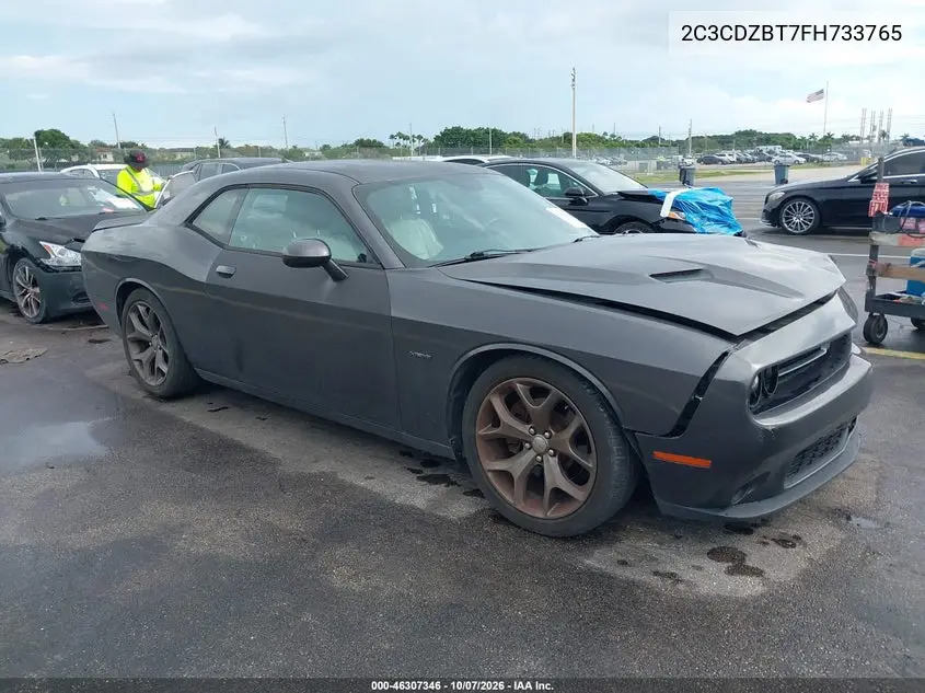 DODGE CHALLENGER 2015, VIN 2C3CDZBT7FH733765