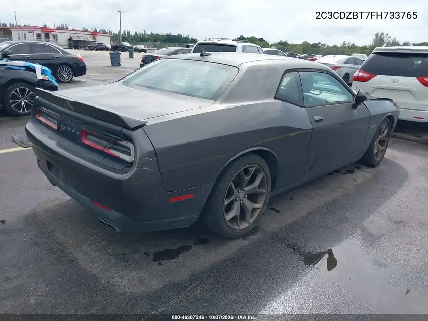 2015 DODGE CHALLENGER VIN 2C3CDZBT7FH733765 — фото 4