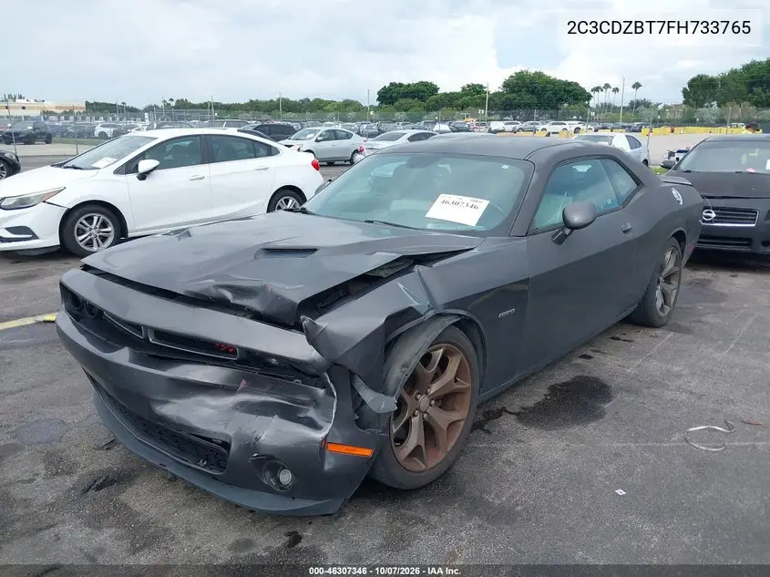 2015 DODGE CHALLENGER VIN 2C3CDZBT7FH733765 — фото 6
