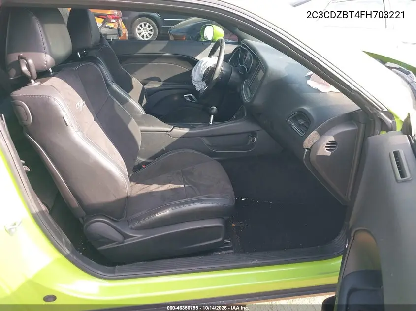 2015 DODGE CHALLENGER VIN 2C3CDZBT4FH703221 — фото 5