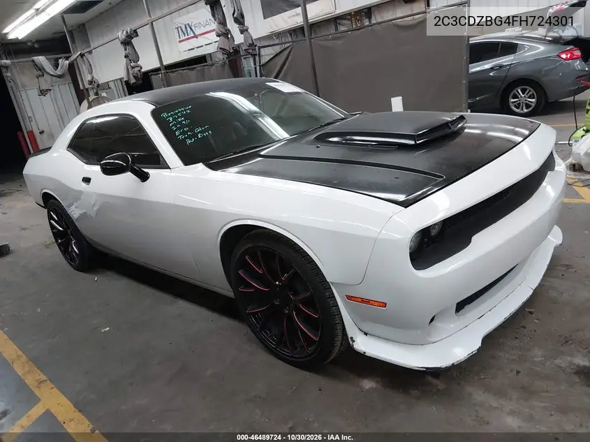 DODGE CHALLENGER 2015, VIN 2C3CDZBG4FH724301