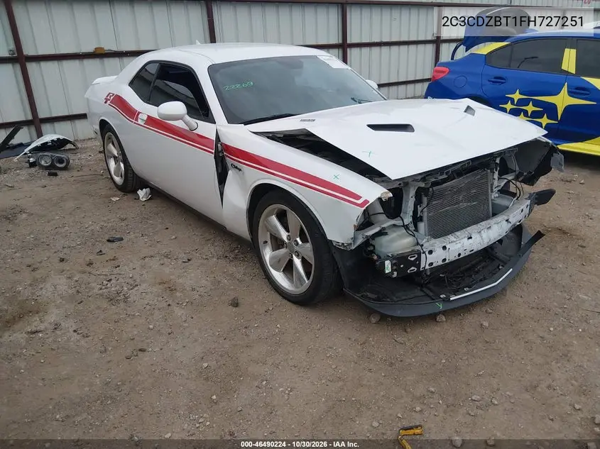 DODGE CHALLENGER 2015, VIN 2C3CDZBT1FH727251