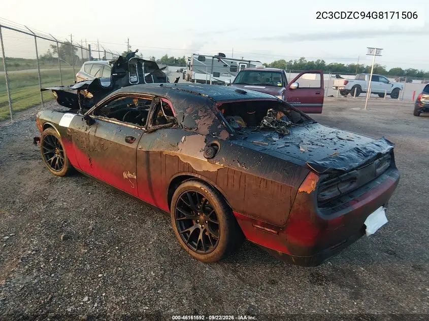 2016 DODGE CHALLENGER VIN 2C3CDZC94GH171506 — фото 3