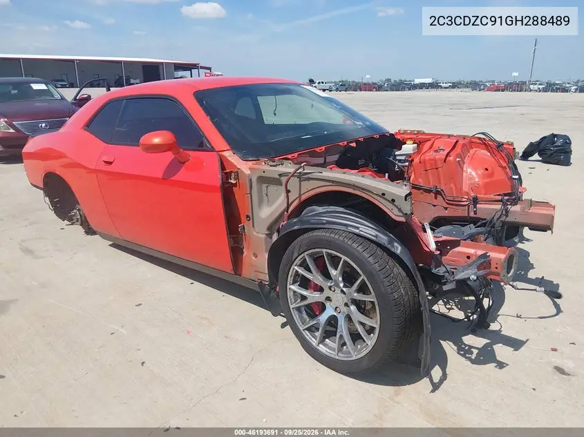 DODGE CHALLENGER 2016, VIN 2C3CDZC91GH288489