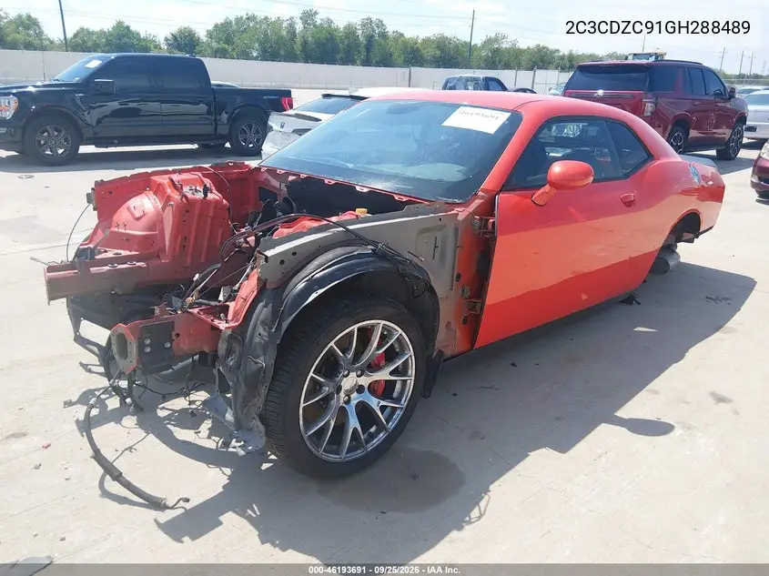 2016 DODGE CHALLENGER VIN 2C3CDZC91GH288489 — фото 2