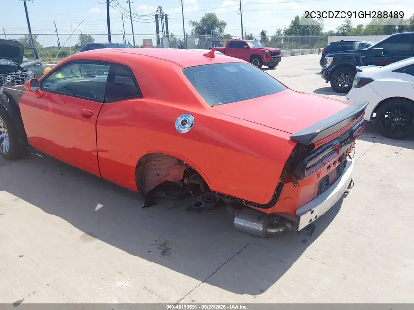 2016 DODGE CHALLENGER VIN 2C3CDZC91GH288489 — фото 3