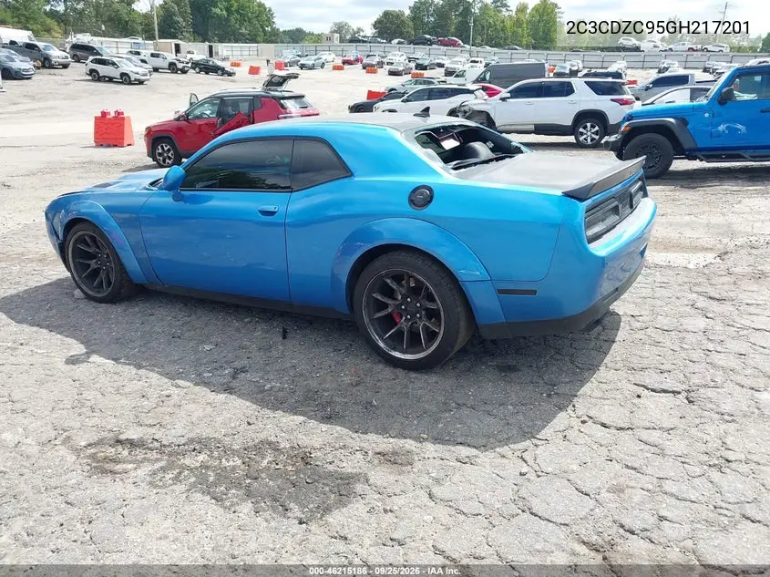 2016 DODGE CHALLENGER VIN 2C3CDZC95GH217201 — фото 3