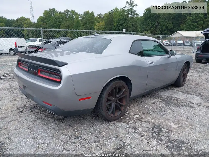2016 DODGE CHALLENGER VIN 2C3CDZAG1GH358834 — фото 4