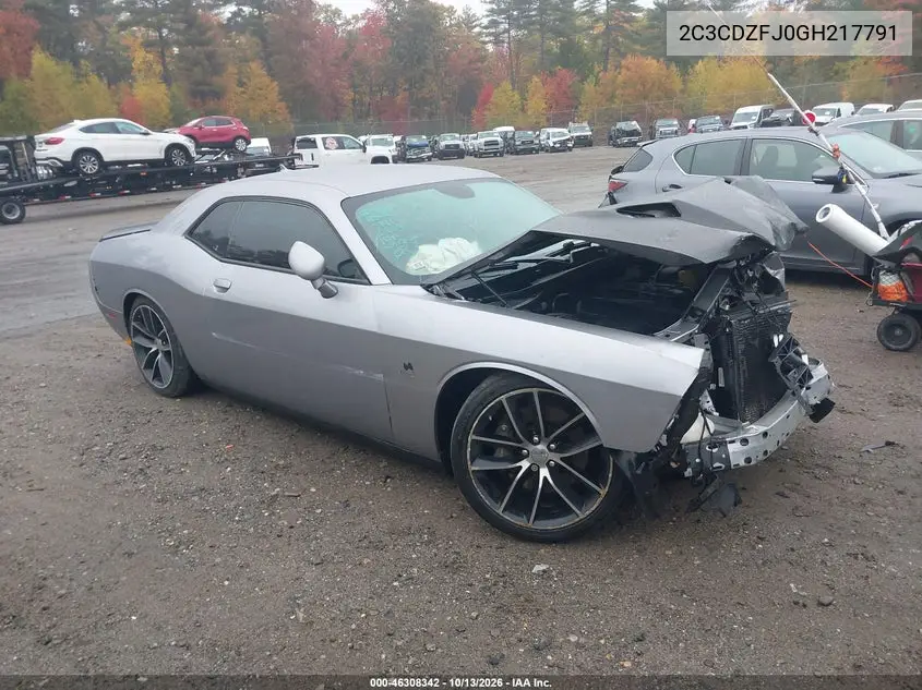 DODGE CHALLENGER 2016, VIN 2C3CDZFJ0GH217791