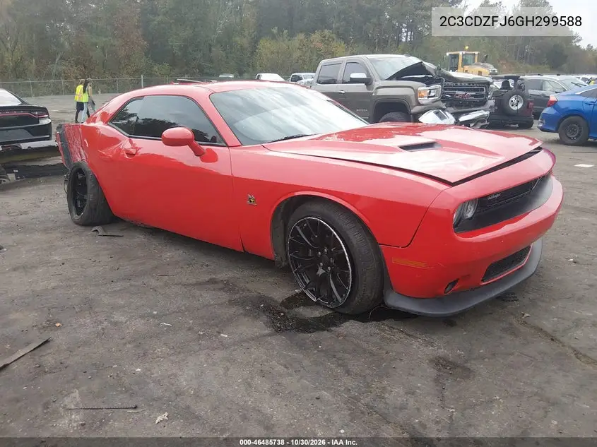 DODGE CHALLENGER 2016, VIN 2C3CDZFJ6GH299588