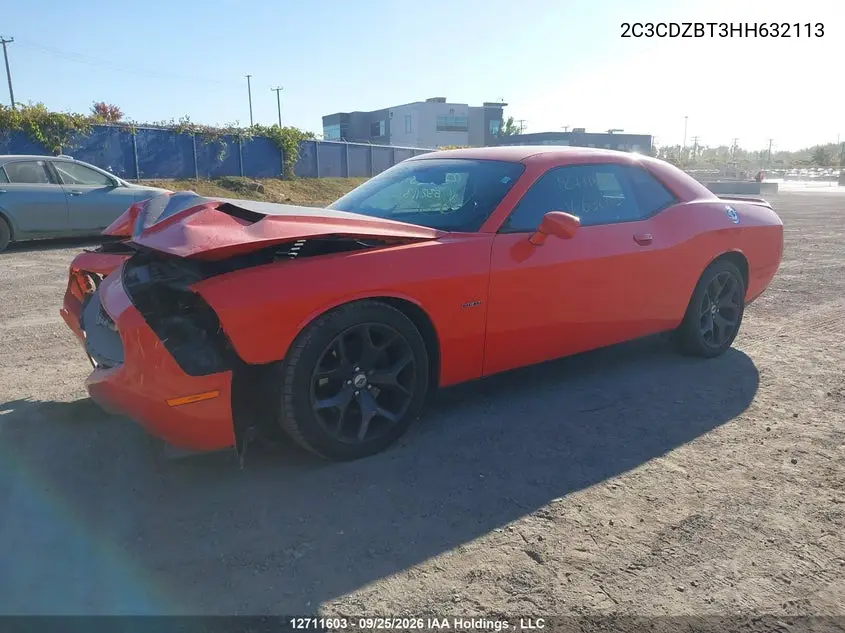 2017 DODGE CHALLENGER VIN 2C3CDZBT3HH632113 — фото 2