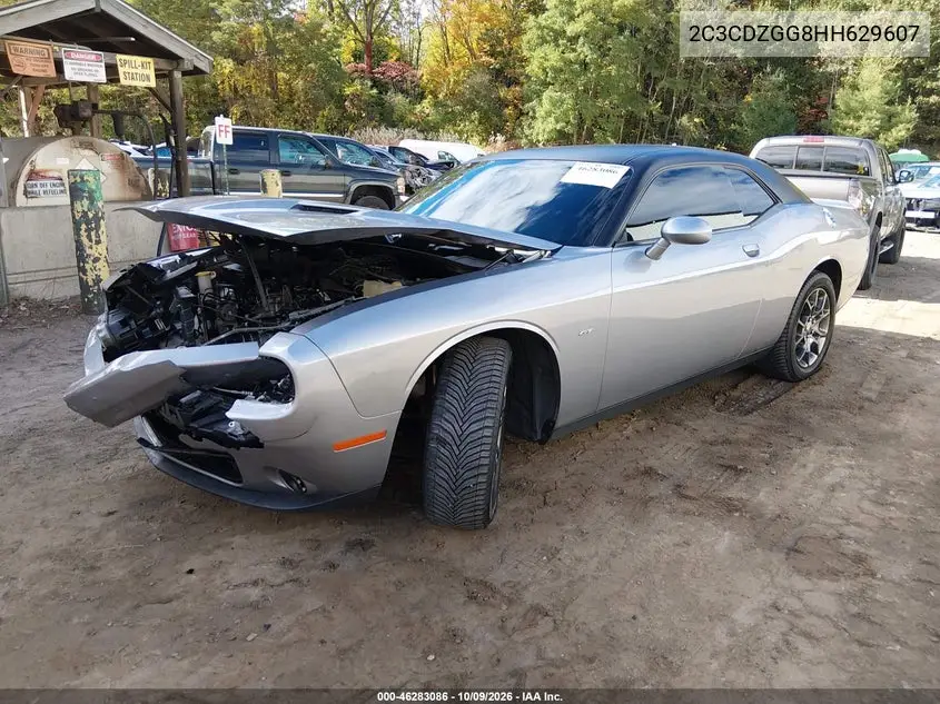 2017 DODGE CHALLENGER VIN 2C3CDZGG8HH629607 — фото 2
