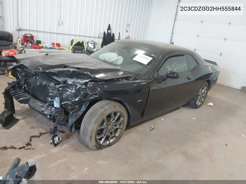 2017 DODGE CHALLENGER VIN 2C3CDZGG2HH555844 — фото 2