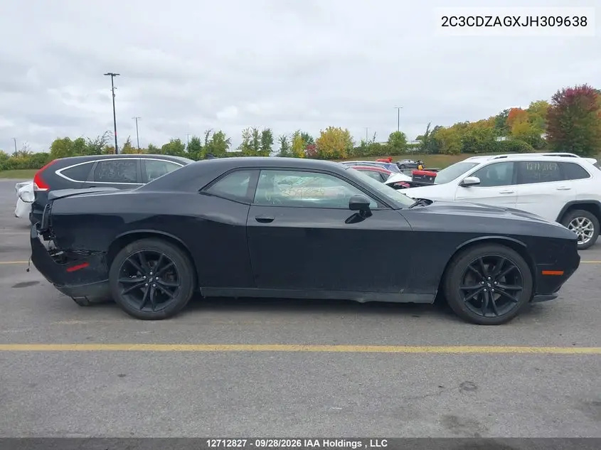 2018 DODGE CHALLENGER VIN 2C3CDZAGXJH309638 — фото 14