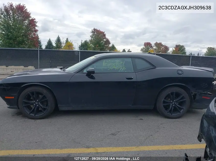 2018 DODGE CHALLENGER VIN 2C3CDZAGXJH309638 — фото 15
