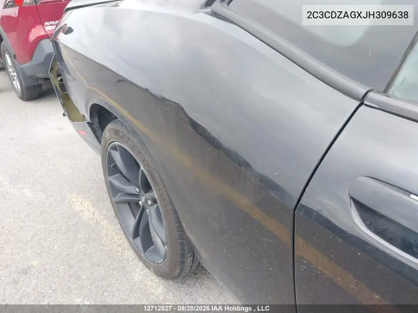 2018 DODGE CHALLENGER VIN 2C3CDZAGXJH309638 — фото 22