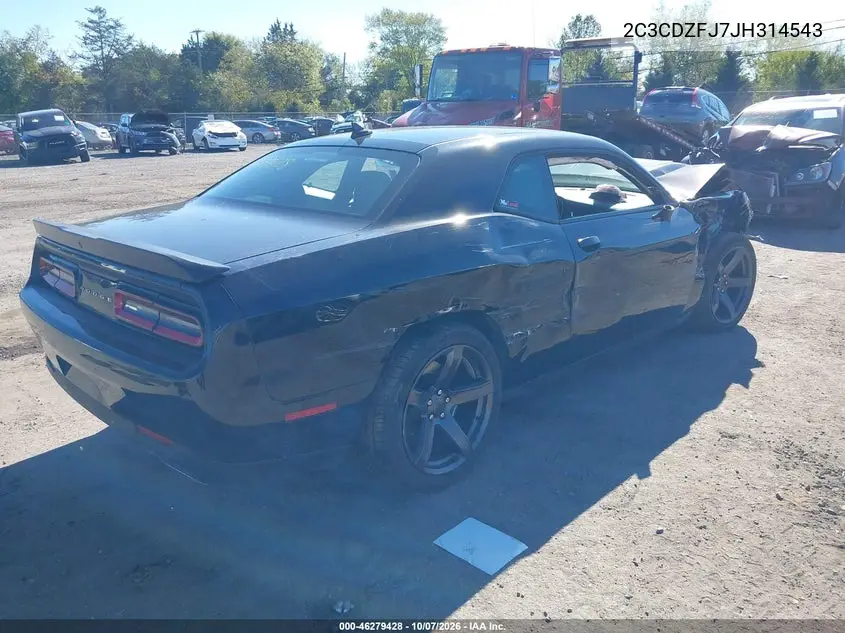 2018 DODGE CHALLENGER VIN 2C3CDZFJ7JH314543 — фото 4