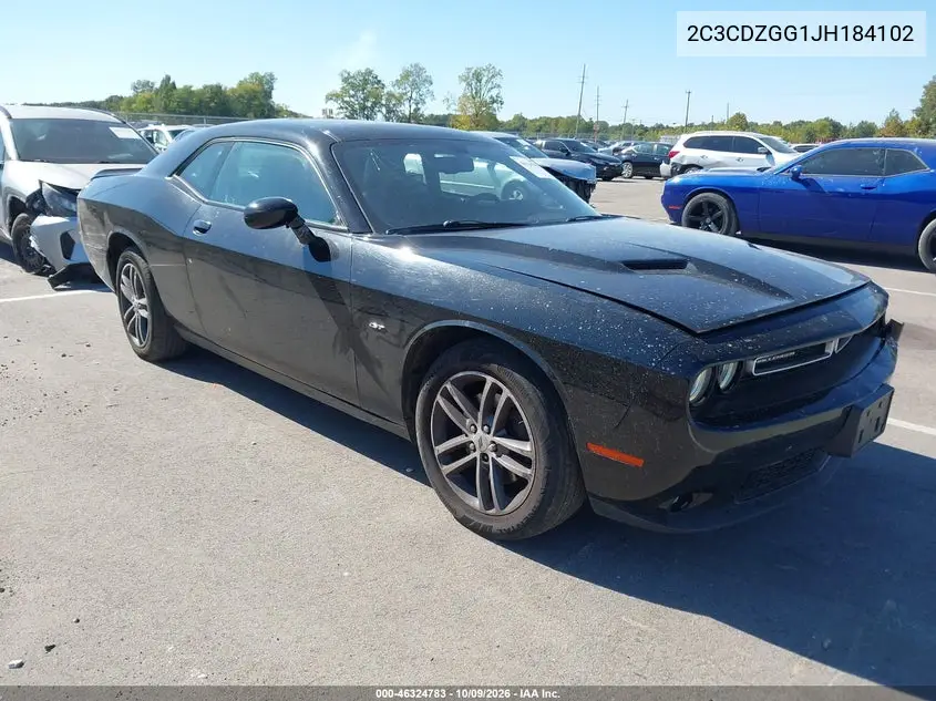 DODGE CHALLENGER 2018, VIN 2C3CDZGG1JH184102