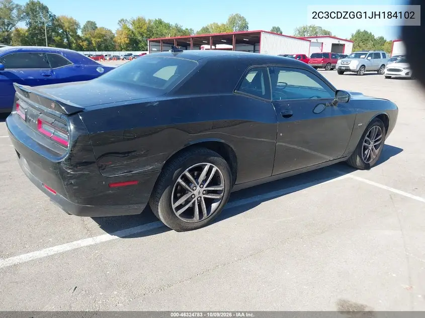 2018 DODGE CHALLENGER VIN 2C3CDZGG1JH184102 — фото 4