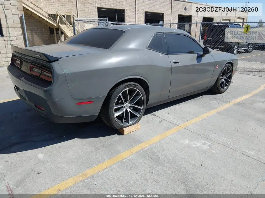 2018 DODGE CHALLENGER VIN 2C3CDZFJ0JH120260 — фото 4