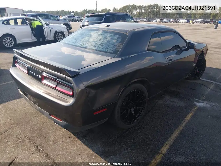 2018 DODGE CHALLENGER VIN 2C3CDZAG4JH321591 — фото 4