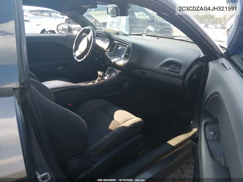 2018 DODGE CHALLENGER VIN 2C3CDZAG4JH321591 — фото 5