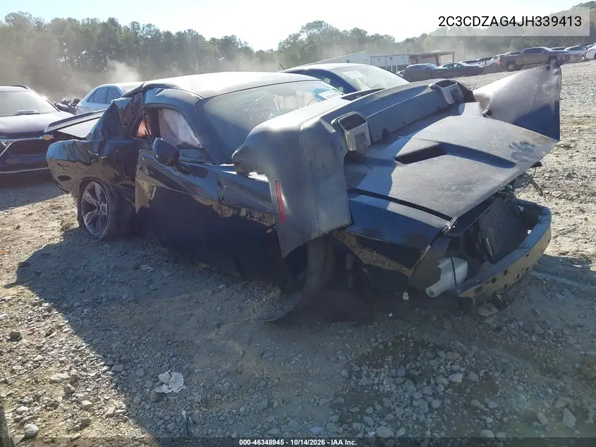 DODGE CHALLENGER 2018, VIN 2C3CDZAG4JH339413