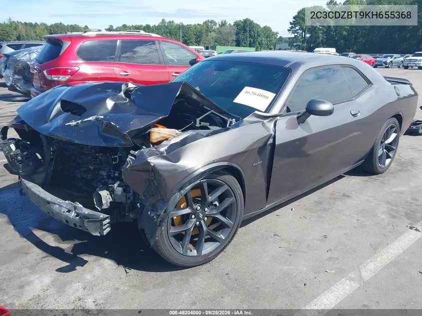2019 DODGE CHALLENGER VIN 2C3CDZBT9KH655368 — фото 2