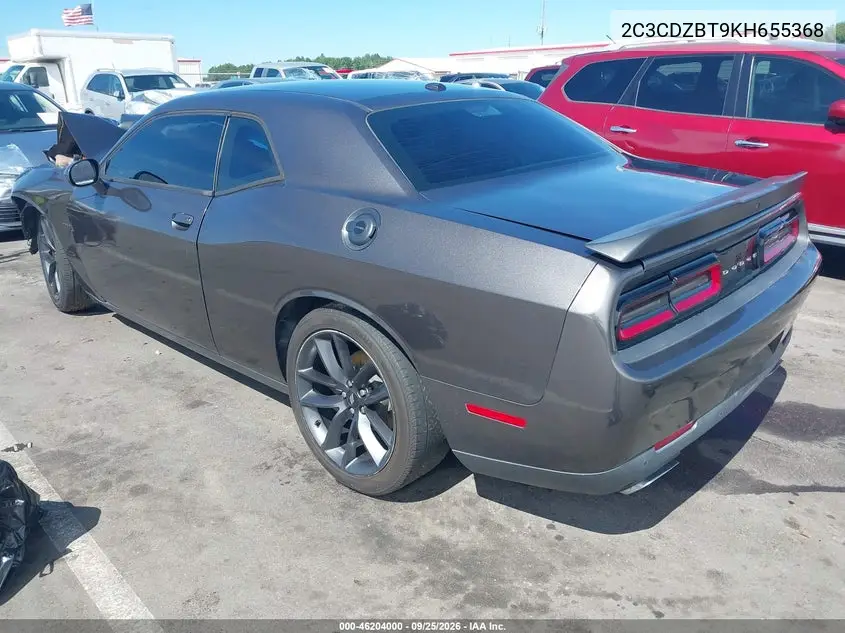 2019 DODGE CHALLENGER VIN 2C3CDZBT9KH655368 — фото 3