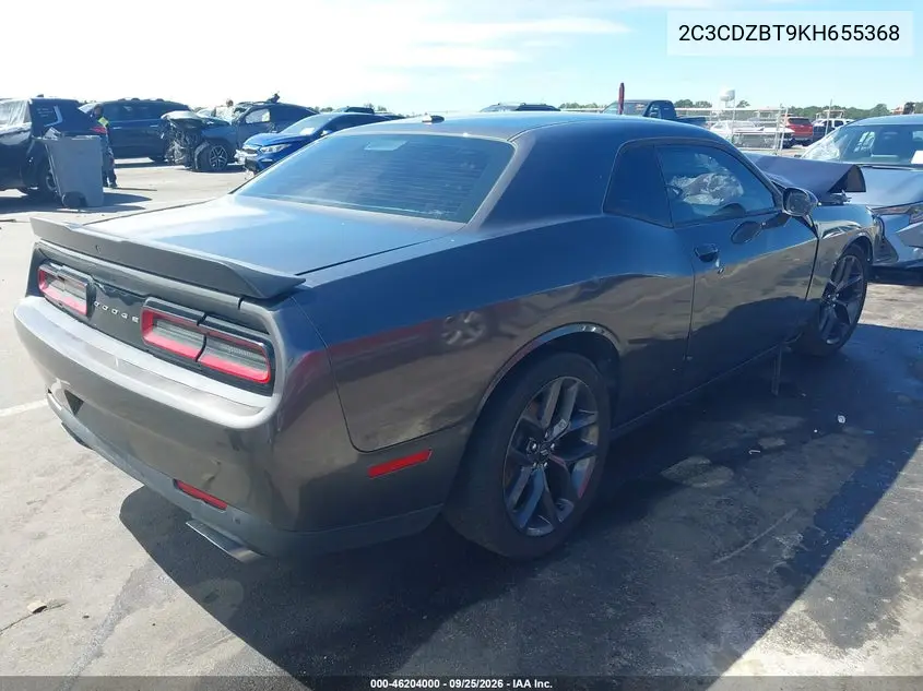 2019 DODGE CHALLENGER VIN 2C3CDZBT9KH655368 — фото 4