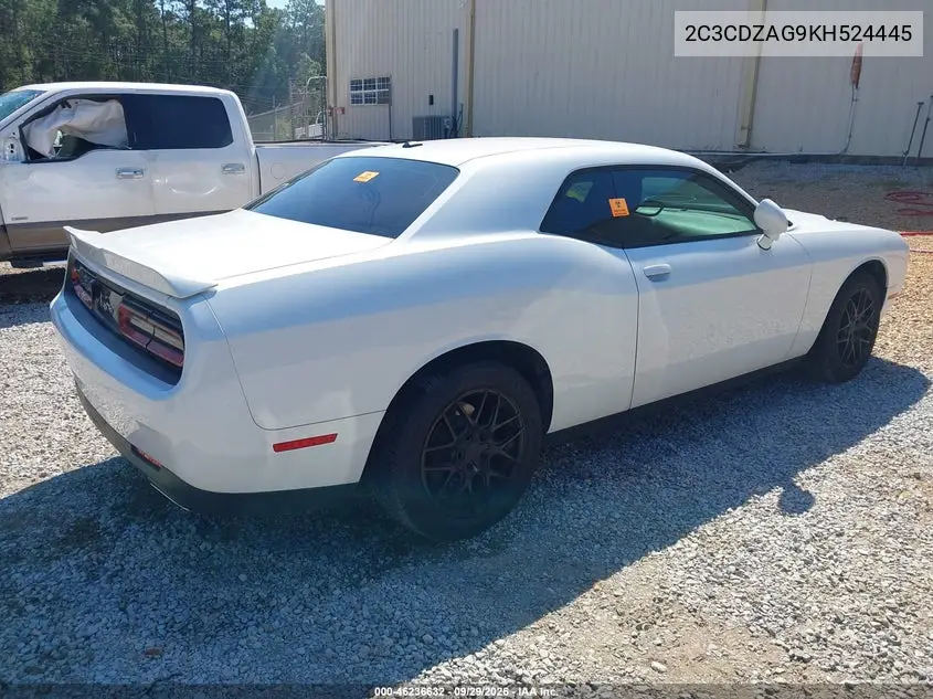 2019 DODGE CHALLENGER VIN 2C3CDZAG9KH524445 — фото 4