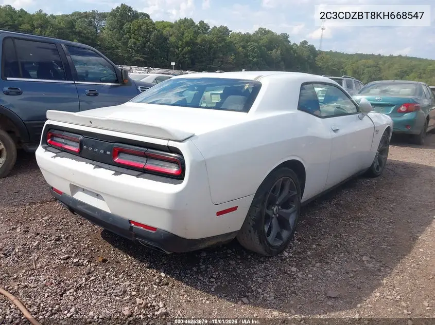 2019 DODGE CHALLENGER VIN 2C3CDZBT8KH668547 — фото 4