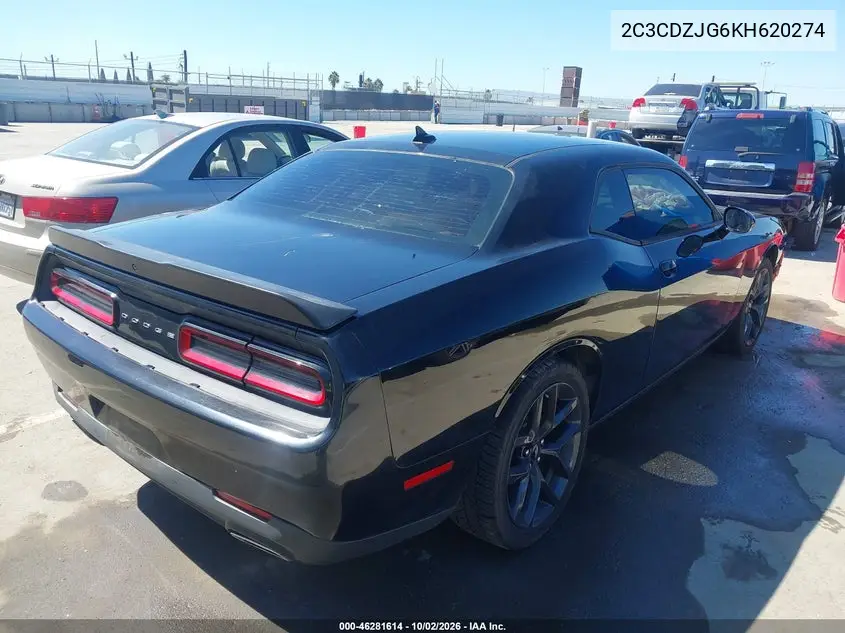 2019 DODGE CHALLENGER VIN 2C3CDZJG6KH620274 — фото 4
