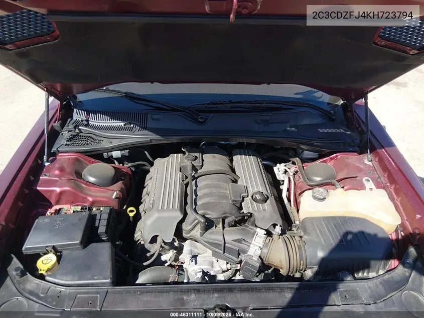 2019 DODGE CHALLENGER VIN 2C3CDZFJ4KH723794 — фото 10